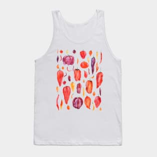 colorful chili pepper arts Tank Top